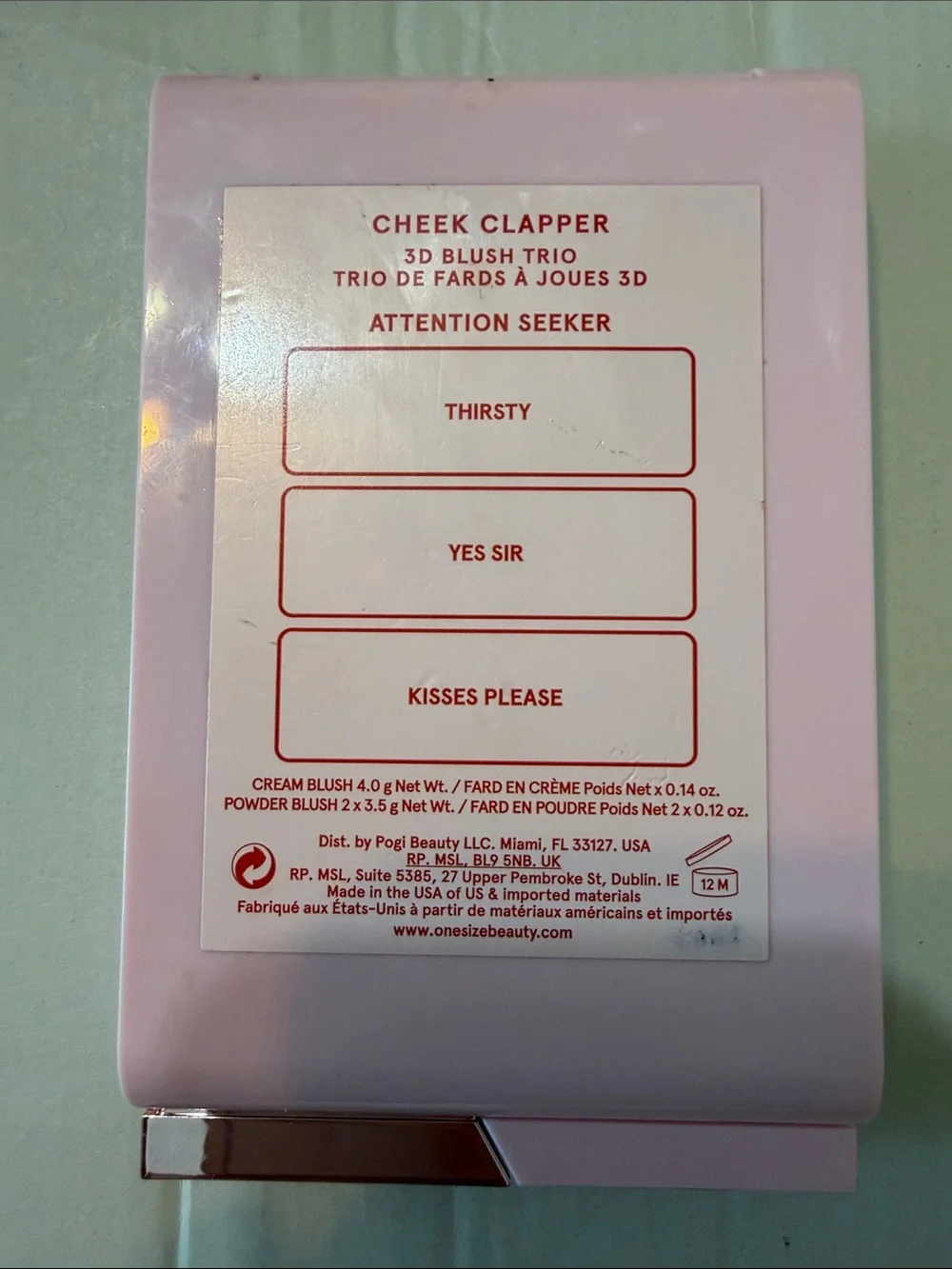 ONE/SIZE BY PATRICK STARRR- Cheek Clapper 3D Blush Trio Palette-Attention Seeker